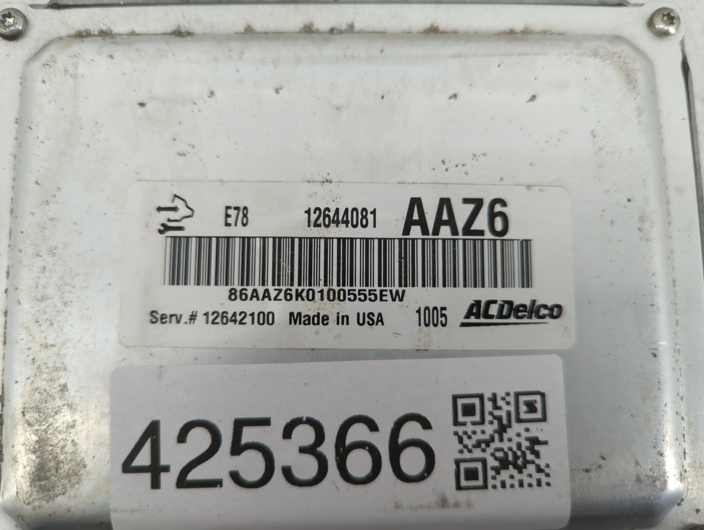 2011 Chevrolet Cruze PCM Engine Control Computer ECU ECM PCU OEM P/N:12642100 12616532, 12640752, 12645606, 12644081 Fits OE