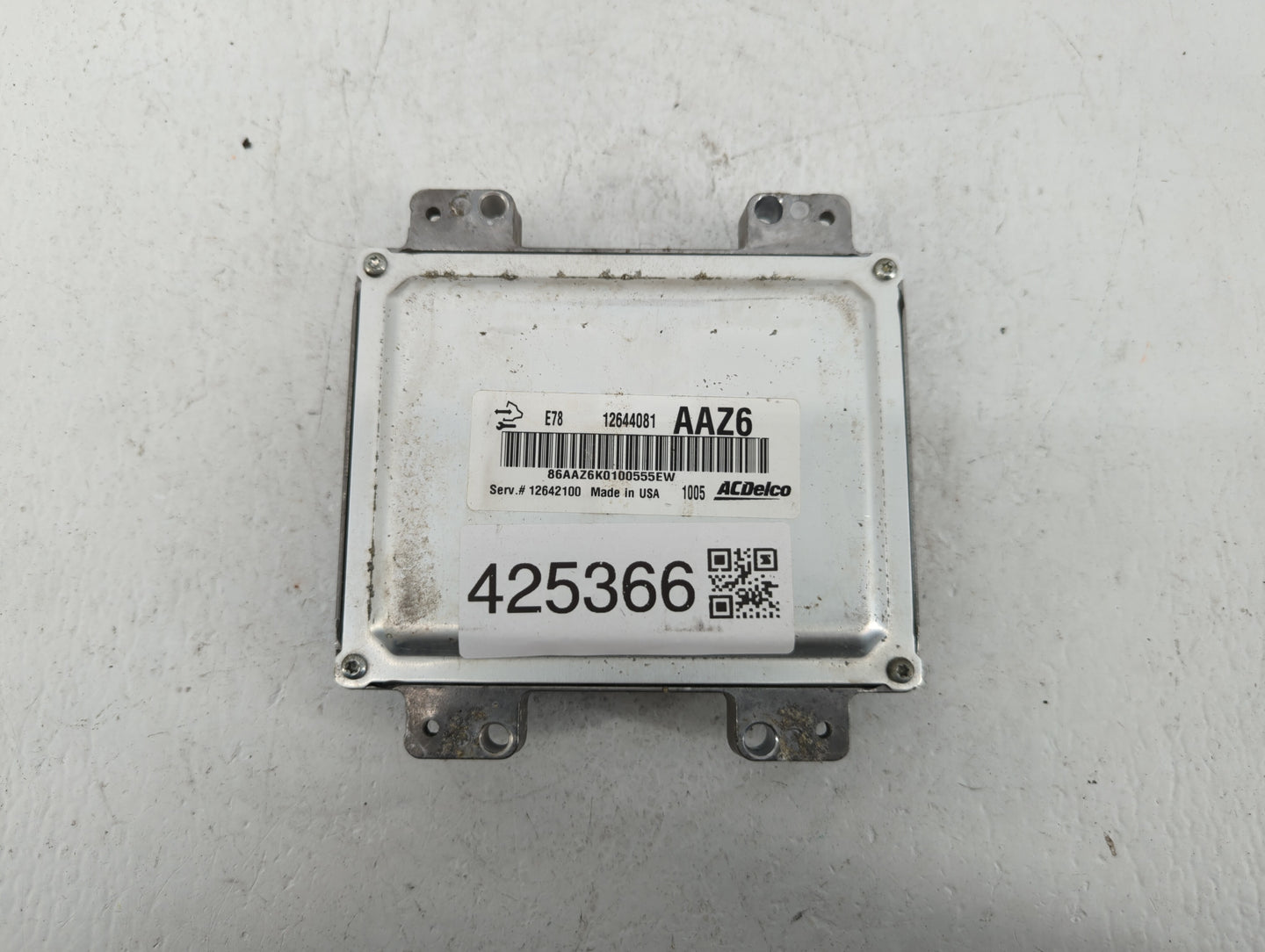 2011 Chevrolet Cruze PCM Engine Control Computer ECU ECM PCU OEM P/N:12642100 12616532, 12640752, 12645606, 12644081 Fits OE