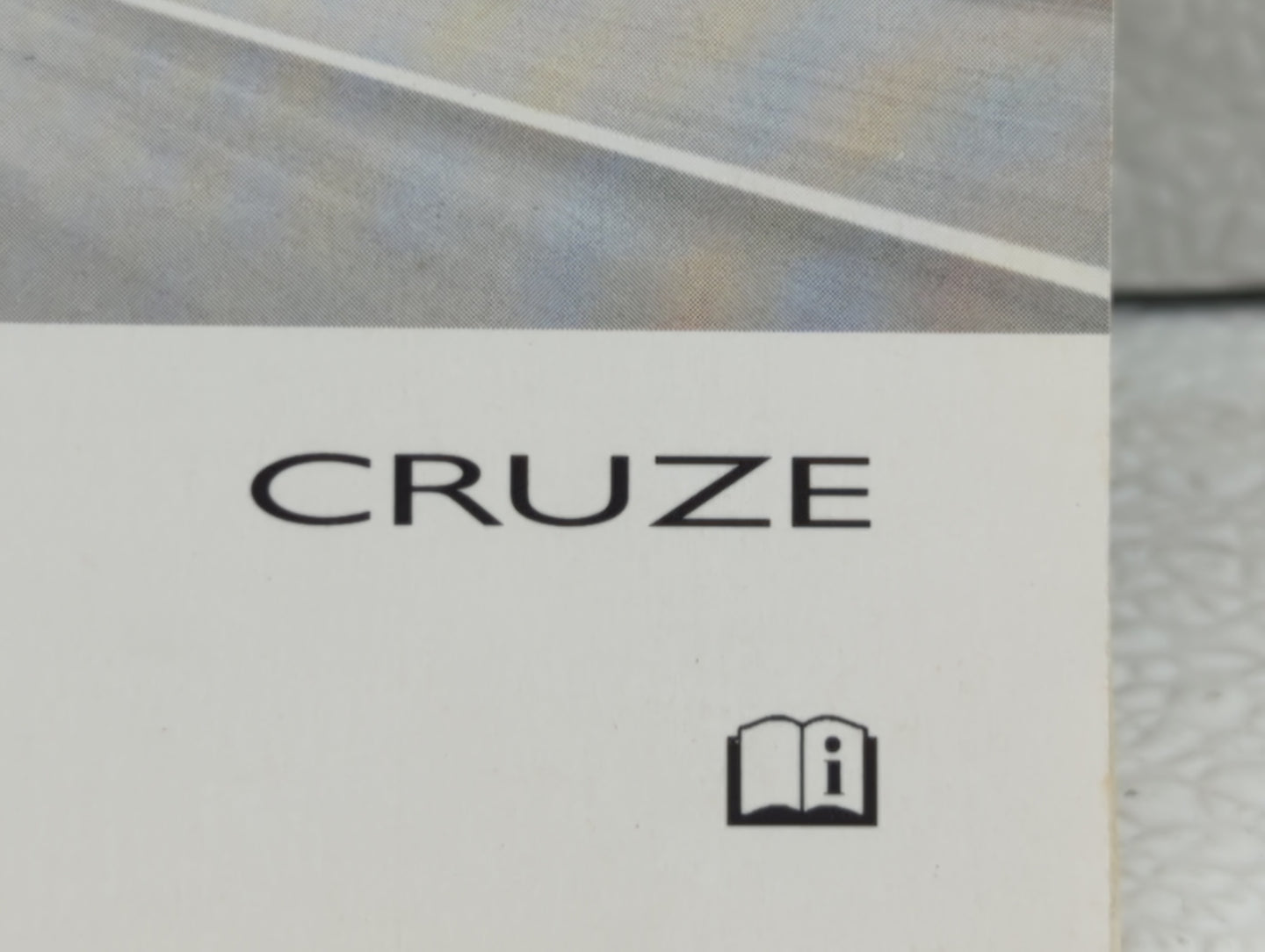 2011 Chevrolet Cruze Owners Manual Book Guide OEM Used Auto Parts - Oemusedautoparts1.com