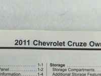 2011 Chevrolet Cruze Owners Manual Book Guide OEM Used Auto Parts - Oemusedautoparts1.com