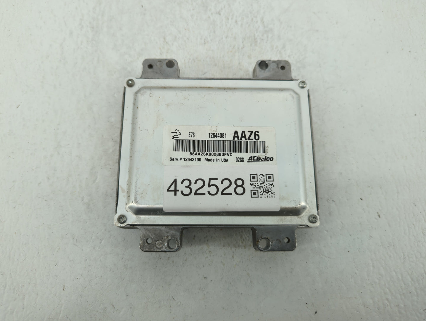 2011 Chevrolet Cruze PCM Engine Control Computer ECU ECM PCU OEM P/N:12642100 12616532, 12640752, 12645606, 12644081 Fits OE