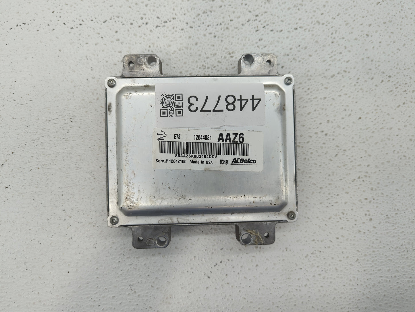 2011 Chevrolet Cruze PCM Engine Control Computer ECU ECM PCU OEM P/N:12642100 12616532, 12640752, 12645606, 12644081 Fits OE