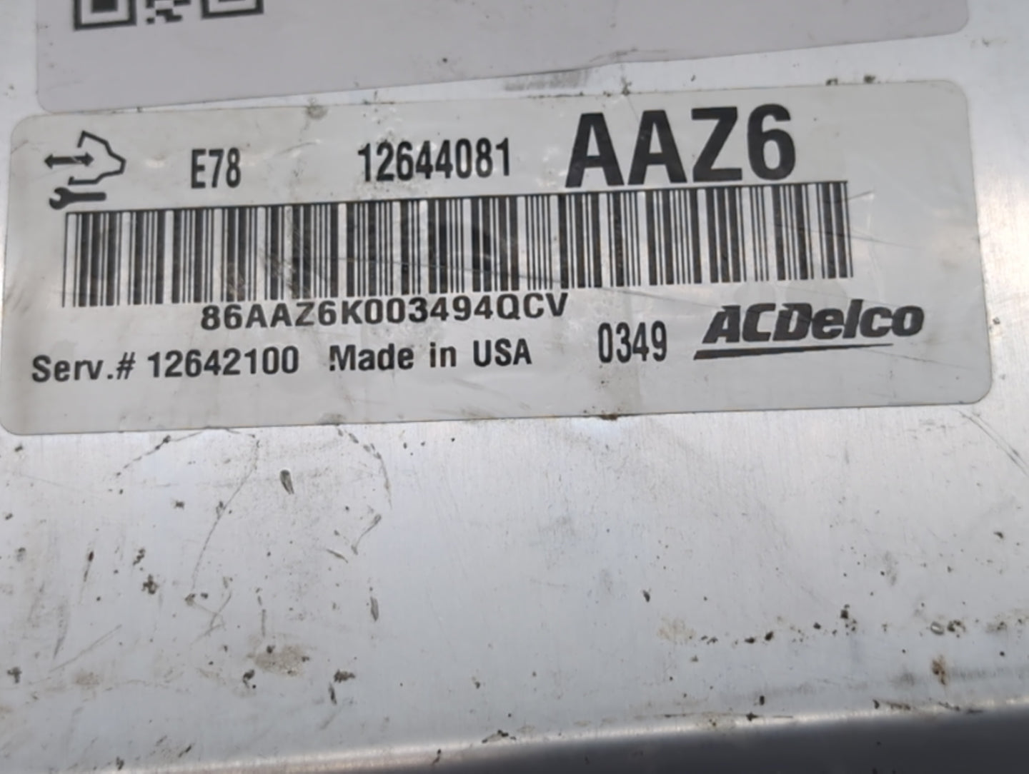 2011 Chevrolet Cruze PCM Engine Control Computer ECU ECM PCU OEM P/N:12642100 12616532, 12640752, 12645606, 12644081 Fits OE