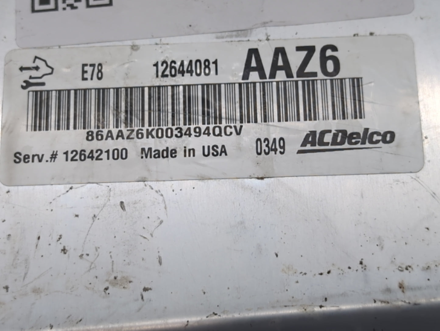 2011 Chevrolet Cruze PCM Engine Control Computer ECU ECM PCU OEM P/N:12642100 12616532, 12640752, 12645606, 12644081 Fits OE