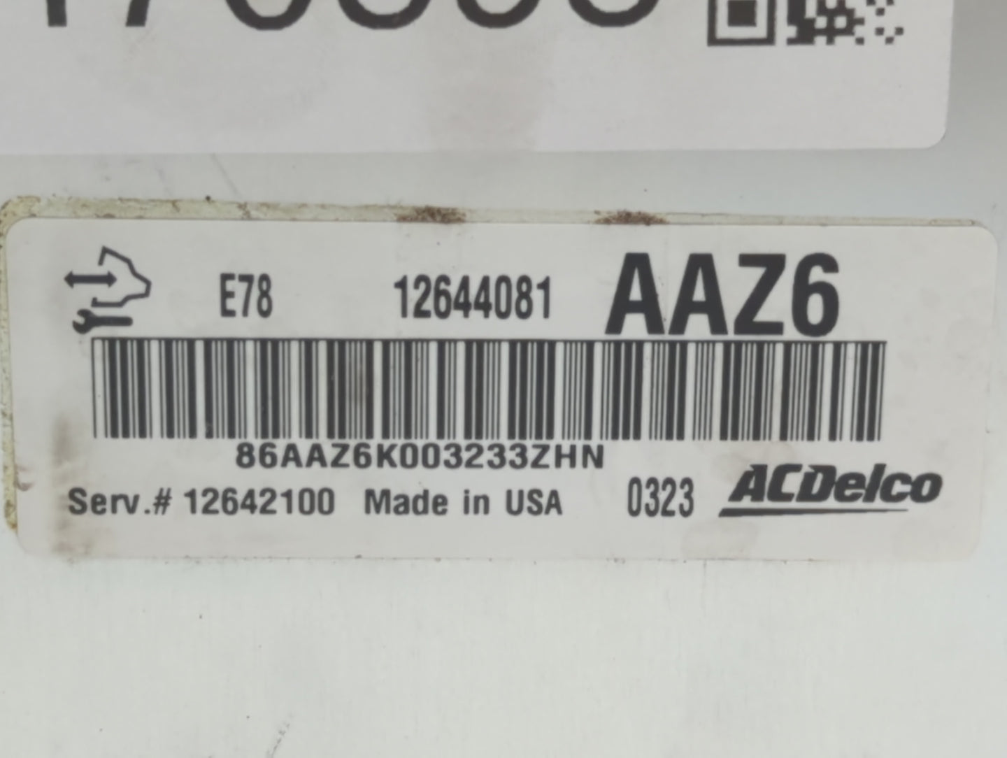 2011 Chevrolet Cruze PCM Engine Control Computer ECU ECM PCU OEM P/N:12644081 NEC018-671 Fits OEM Used Auto Parts - Oemuseda