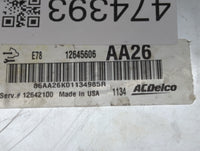 2011 Chevrolet Cruze PCM Engine Control Computer ECU ECM PCU OEM P/N:12642100 12645606, 12644081 Fits OEM Used Auto Parts - 