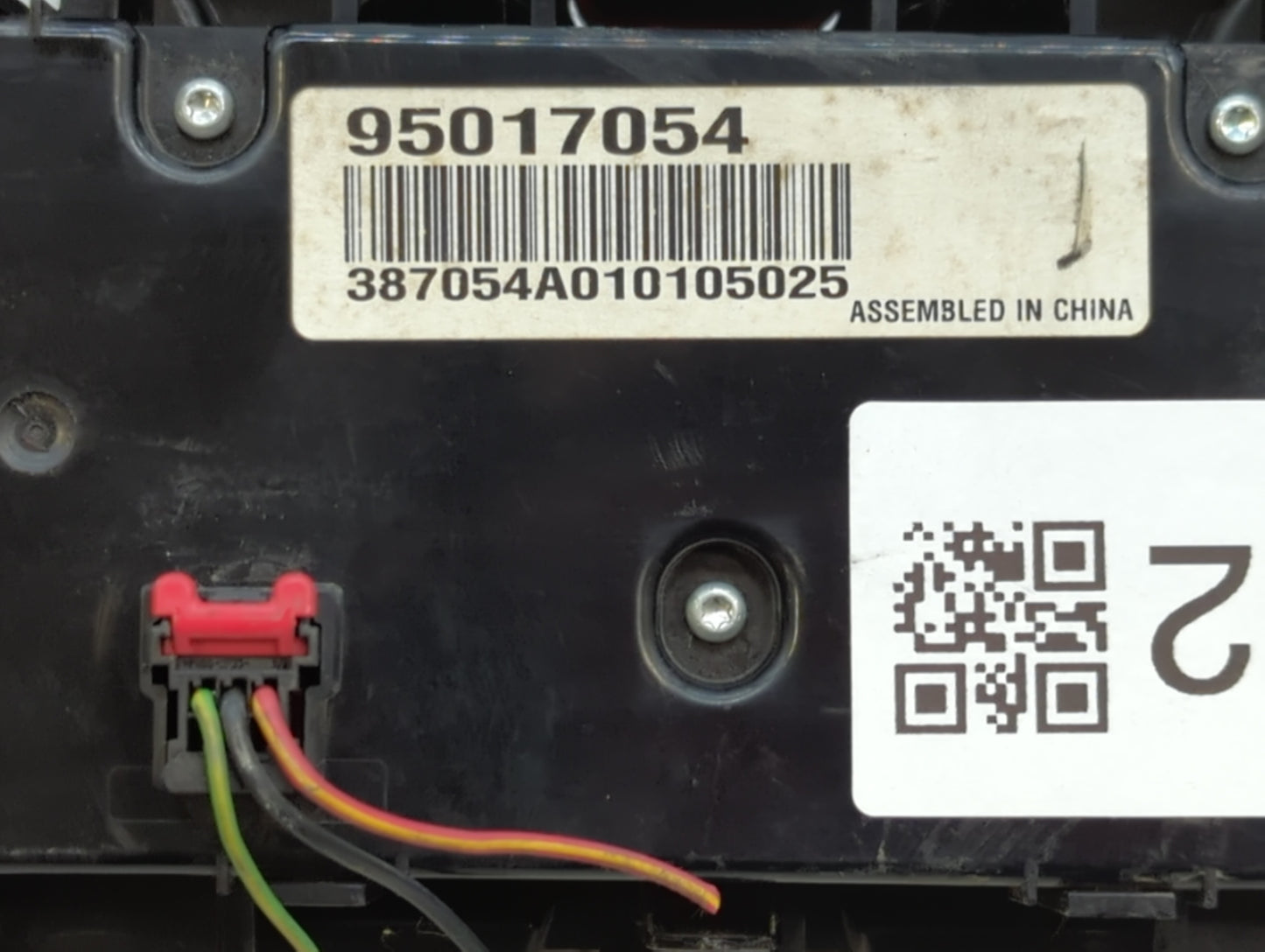 2011-2012 Chevrolet Cruze Climate Control Module Temperature AC/Heater Replacement P/N:95017054 Fits Fits 2011 2012 OEM Used