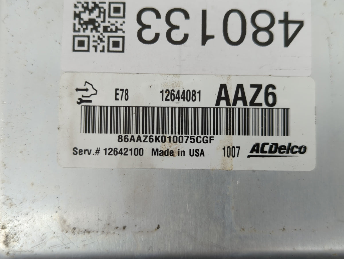 2011 Chevrolet Cruze PCM Engine Control Computer ECU ECM PCU OEM P/N:12642100 12645606, 12644081 OEM Used Auto Parts - Oemus