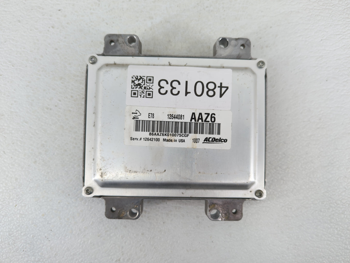 2011 Chevrolet Cruze PCM Engine Control Computer ECU ECM PCU OEM P/N:12642100 12645606, 12644081 Fits OEM Used Auto Parts - 