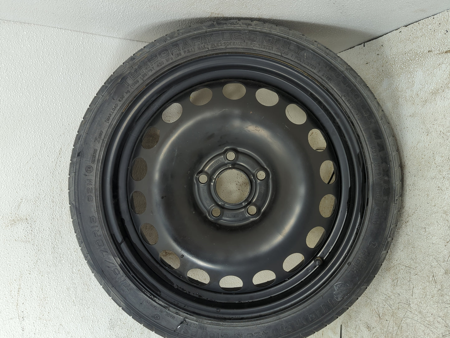 2011 Chevrolet Cruze Spare Donut Tire Wheel Rim Oem - Oemusedautoparts1.com