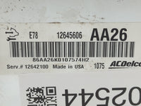 2011 Chevrolet Cruze PCM Engine Control Computer ECU ECM PCU OEM P/N:12642100 12645606, 12644081 Fits OEM Used Auto Parts - 