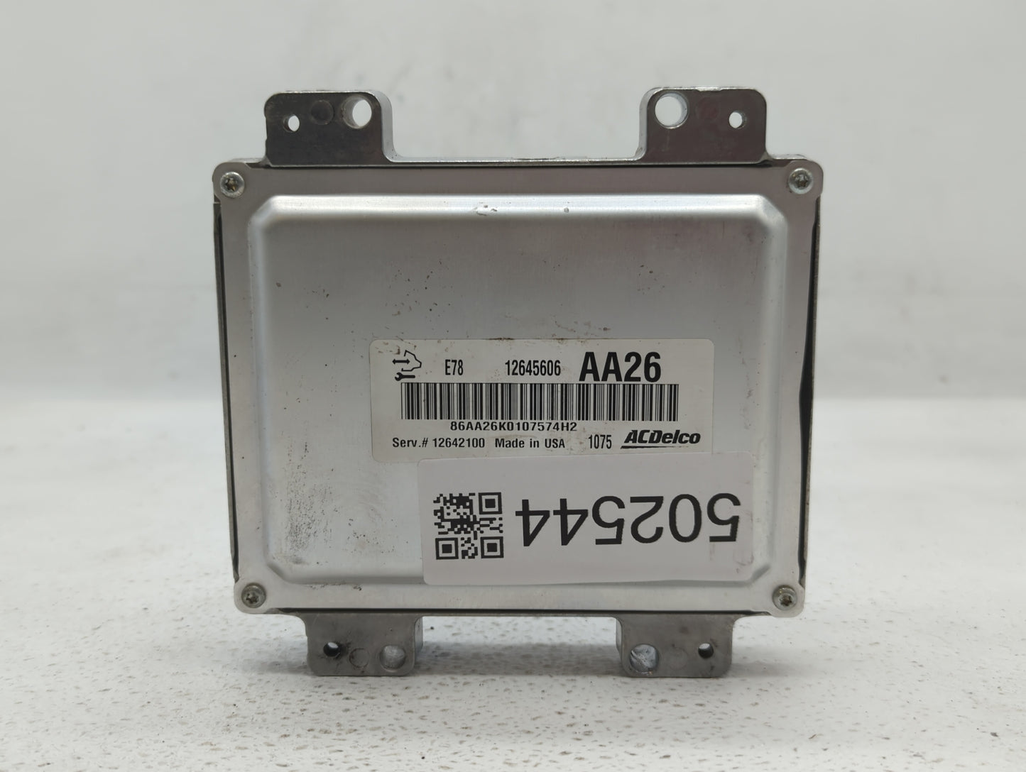 2011 Chevrolet Cruze PCM Engine Control Computer ECU ECM PCU OEM P/N:12642100 12645606, 12644081 Fits OEM Used Auto Parts - 