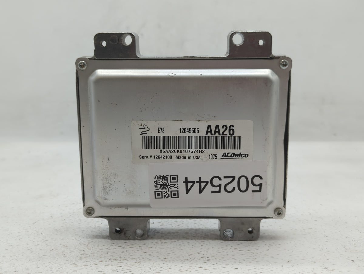 2011 Chevrolet Cruze PCM Engine Control Computer ECU ECM PCU OEM P/N:12642100 12645606, 12644081 OEM Used Auto Parts - Oemus