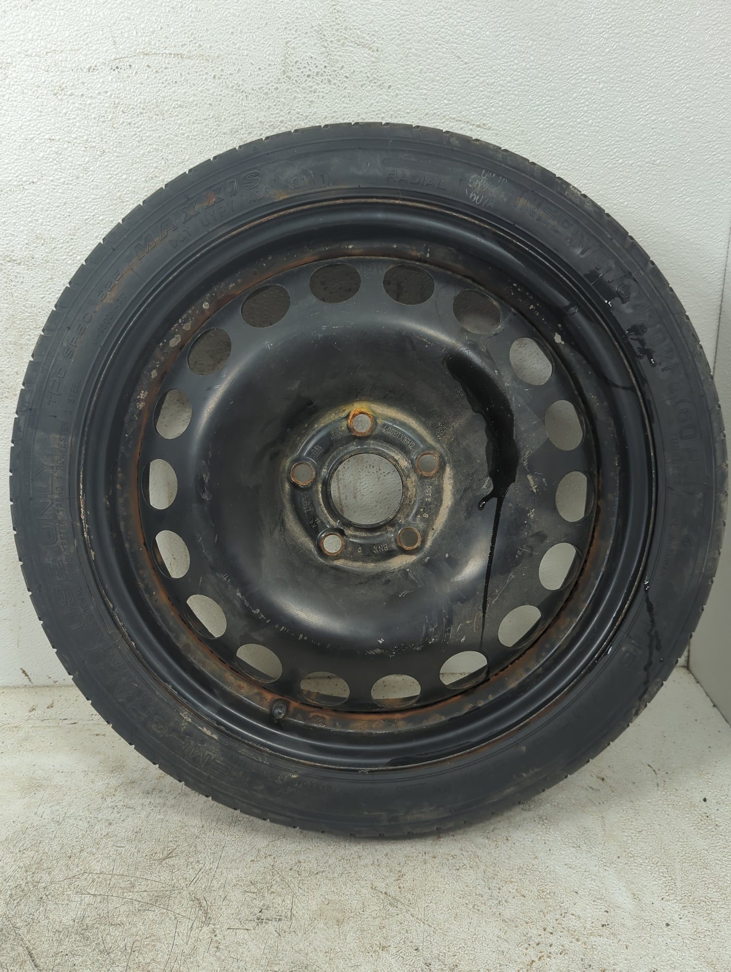 2011-2016 Chevrolet Cruze Spare Donut Tire Wheel Rim Oem 5033385 - Oemusedautoparts1.com