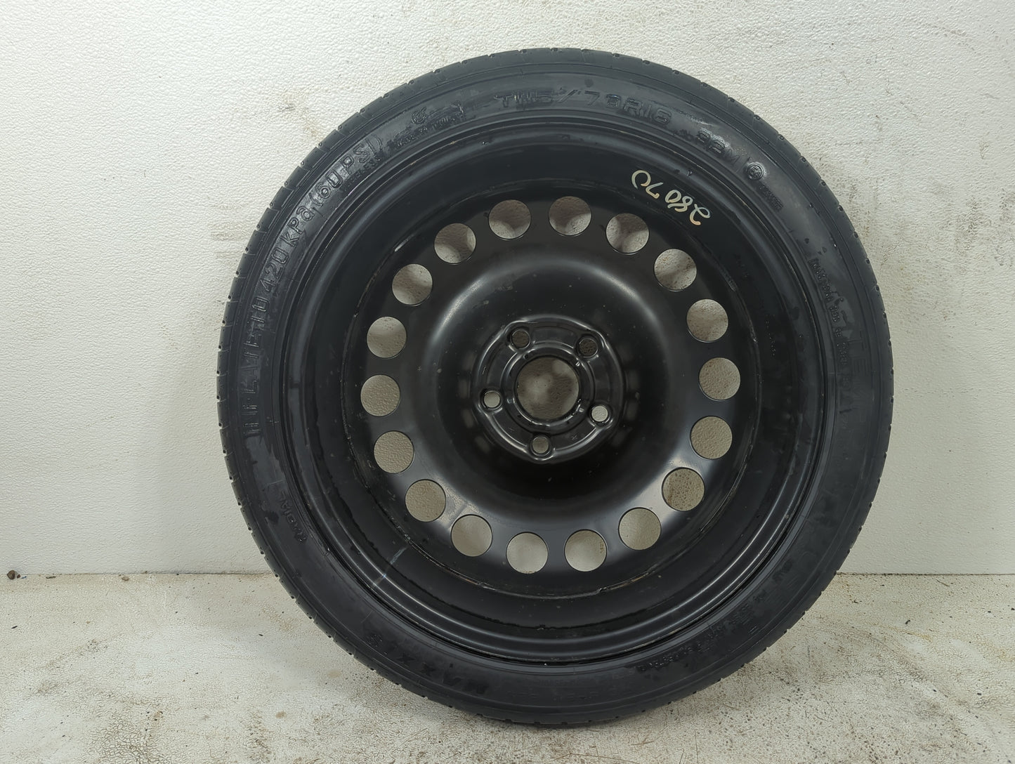 2011-2016 Chevrolet Cruze Spare Donut Tire Wheel Rim Oem 5036371 - Oemusedautoparts1.com