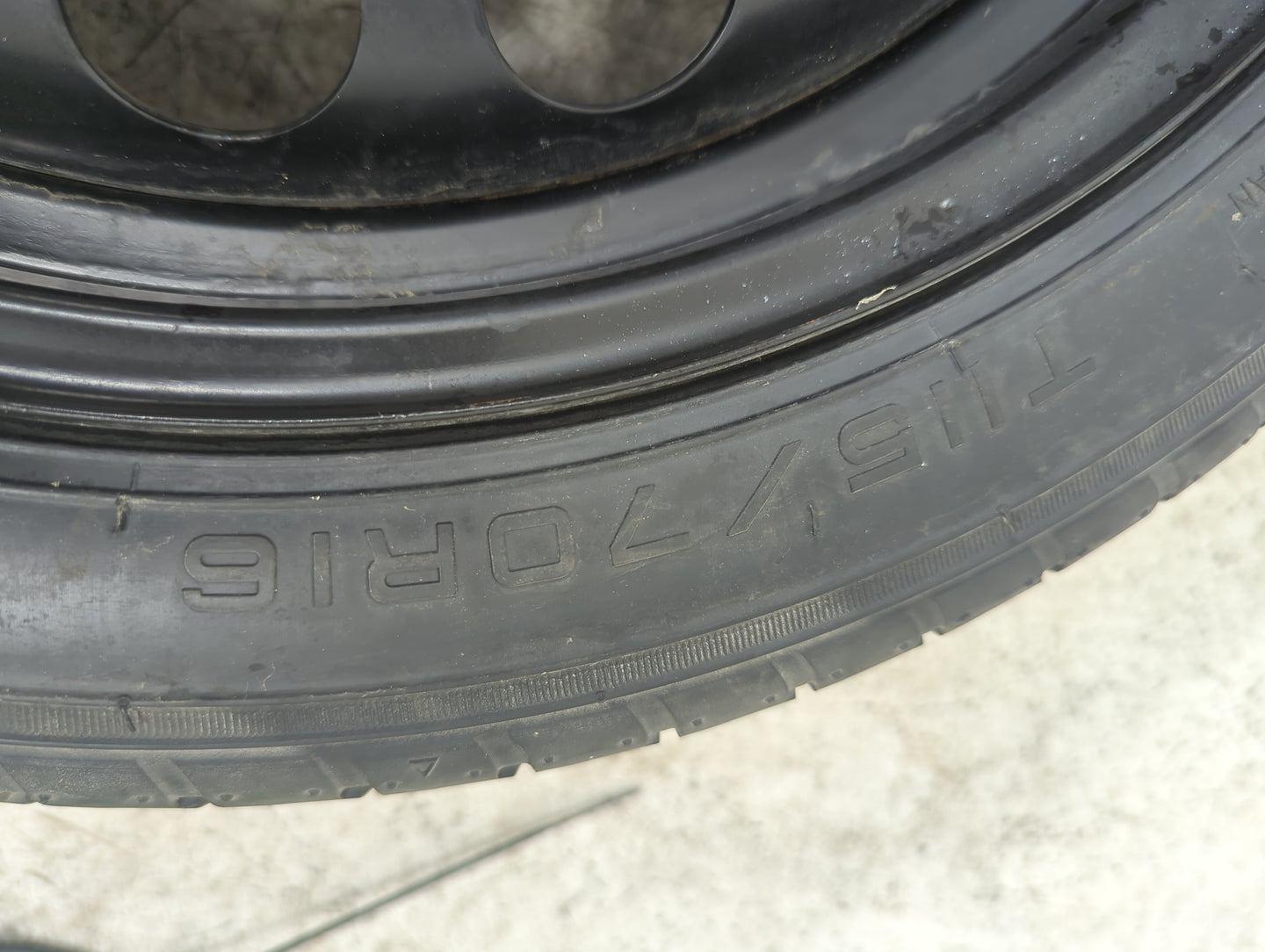 2011-2016 Chevrolet Cruze Spare Donut Tire Wheel Rim Oem 5036371 - Oemusedautoparts1.com