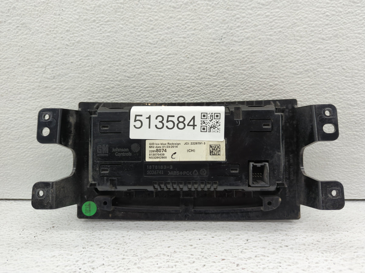 2011-2016 Chevrolet Cruze Information Radio Display Screen 513584 - Oemusedautoparts1.com