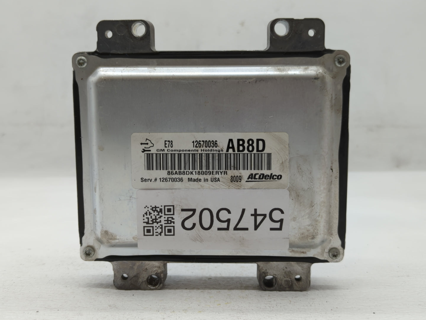 2011 Chevrolet Cruze PCM Engine Control Computer ECU ECM PCU OEM P/N:12670036 12645606, 12642100 Fits OEM Used Auto Parts - 