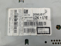 2011-2012 Chevrolet Cruze Am Fm Cd Player Radio Receiver - Oemusedautoparts1.com