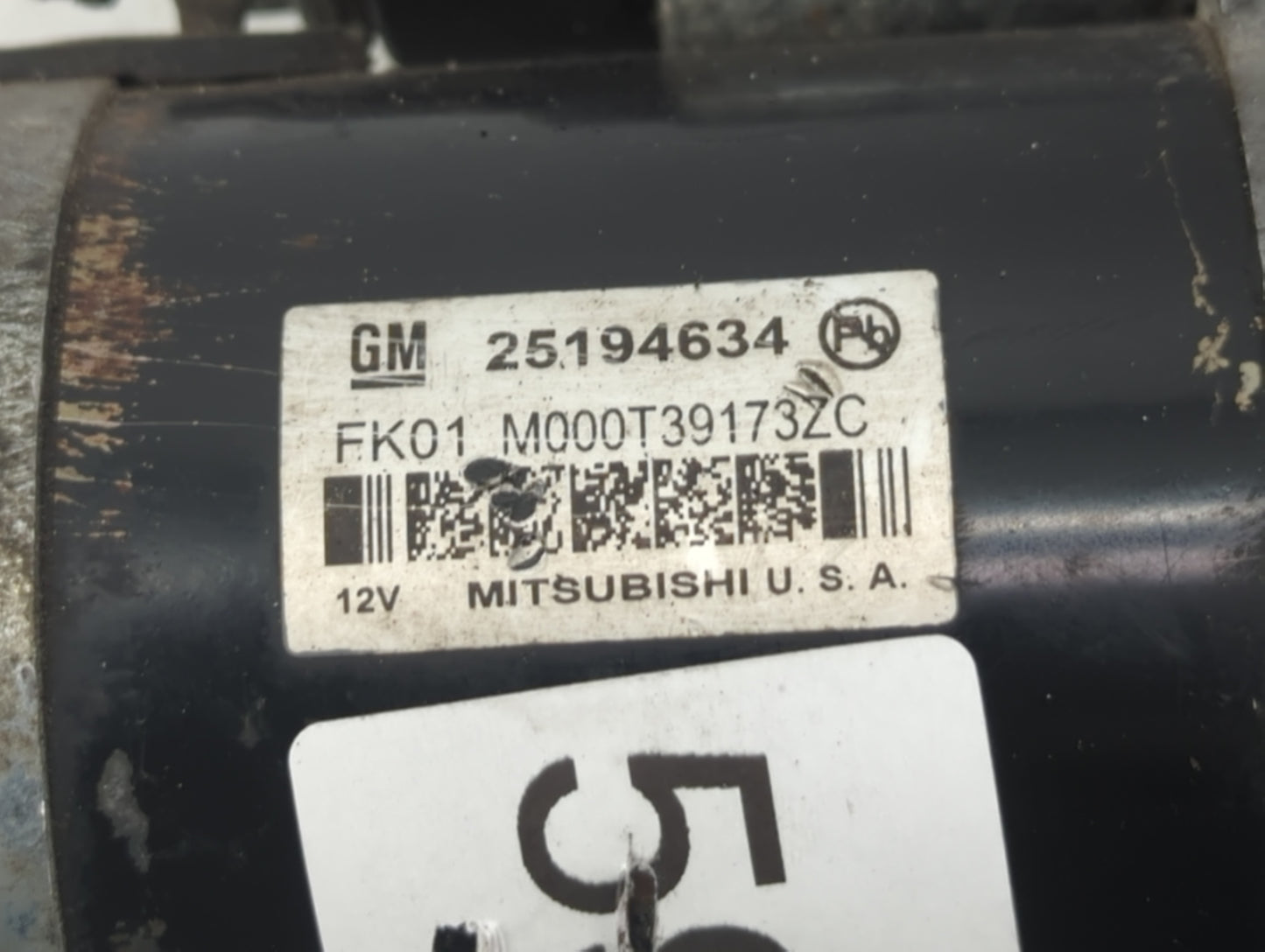 2011-2016 Chevrolet Cruze Car Starter Motor Solenoid OEM P/N:25194634 Fits OEM Used Auto Parts - Oemusedautoparts1.com