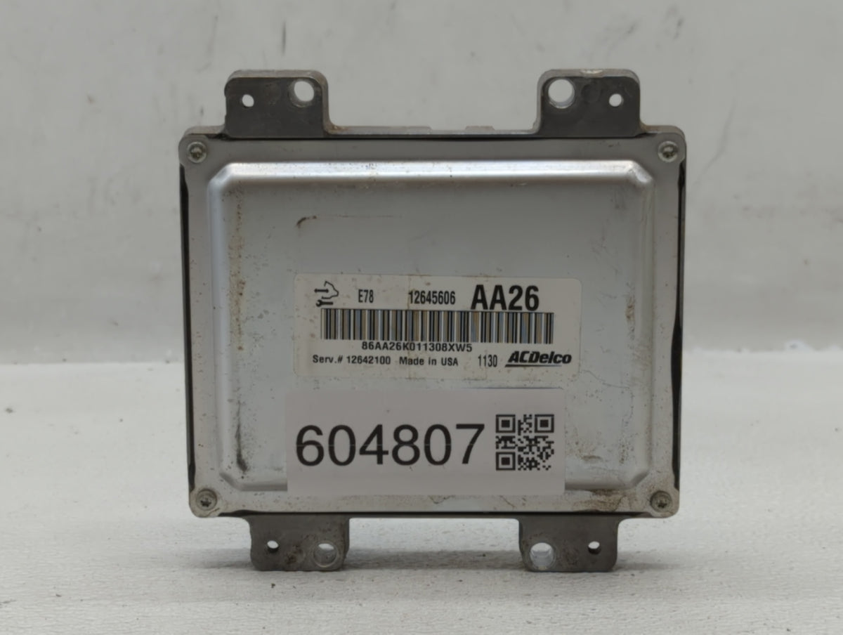 2011 Chevrolet Cruze PCM Engine Control Computer ECU ECM PCU OEM P/N:126440881 OEM Used Auto Parts - Oemusedautoparts1.com
