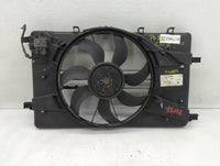 2011-2016 Chevrolet Cruze Left Radiator Fan Motor Assembly Black - Oemusedautoparts1.com