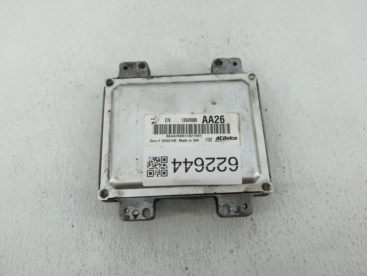 2011 Chevrolet Cruze PCM Engine Control Computer ECU ECM PCU OEM P/N:126440881 OEM Used Auto Parts - Oemusedautoparts1.com