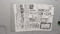 2011-2012 Chevrolet Cruze Am Fm Cd Player Radio Receiver 62621 - Oemusedautoparts1.com