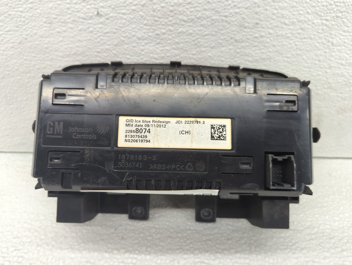 2011-2016 Chevrolet Cruze Information Radio Display Screen 626396 - Oemusedautoparts1.com