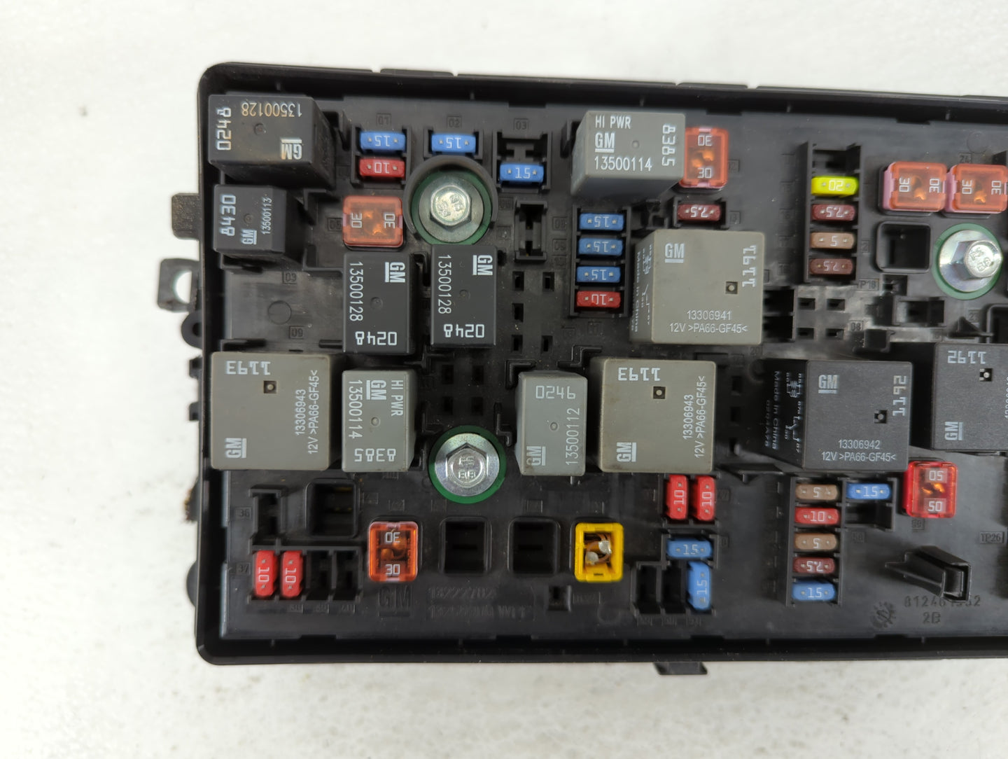 2011-2014 Chevrolet Cruze Fusebox Fuse Box Panel Relay Module P/N:95216200_02 Fits Fits 2011 2012 2013 2014 OEM Used Auto Pa