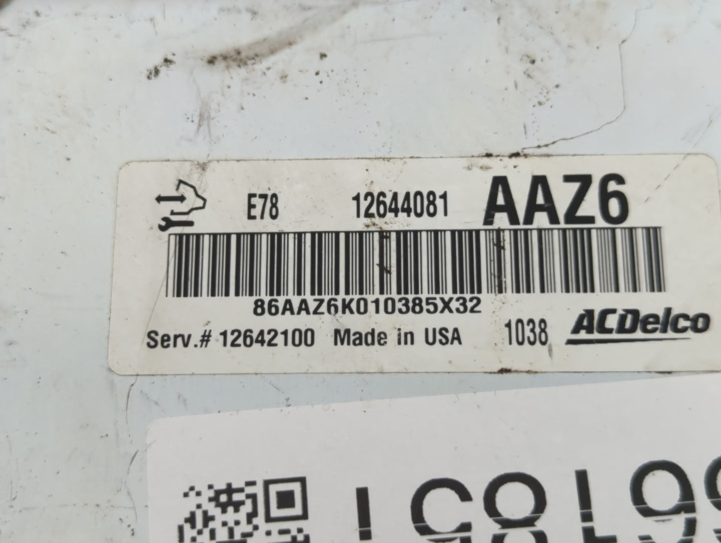 2011 Chevrolet Cruze PCM Engine Control Computer ECU ECM PCU OEM P/N:12644081 Fits OEM Used Auto Parts - Oemusedautoparts1.c