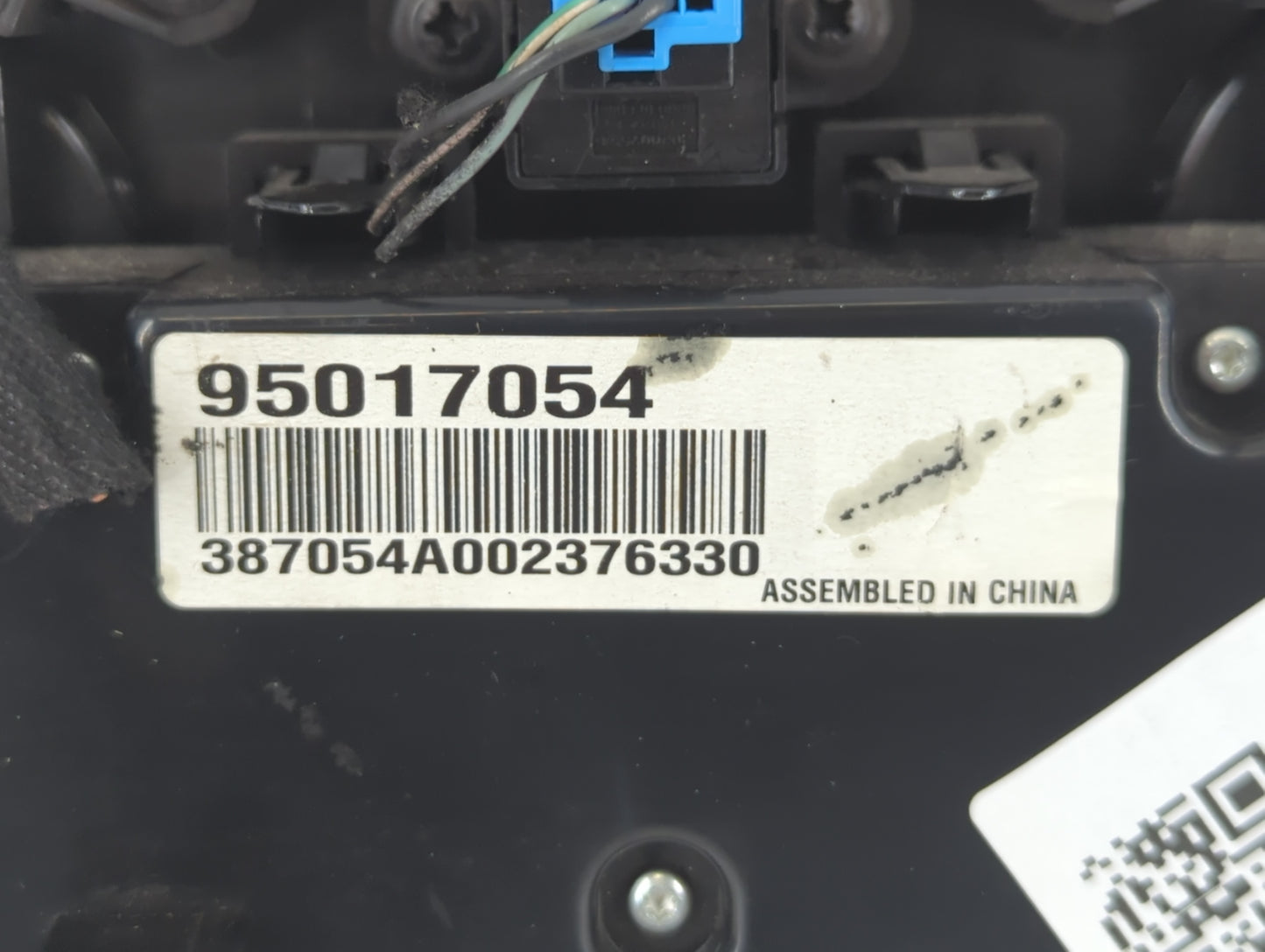 2011-2012 Chevrolet Cruze Climate Control Module Temperature AC/Heater Replacement P/N:95017054 Fits Fits 2011 2012 OEM Used
