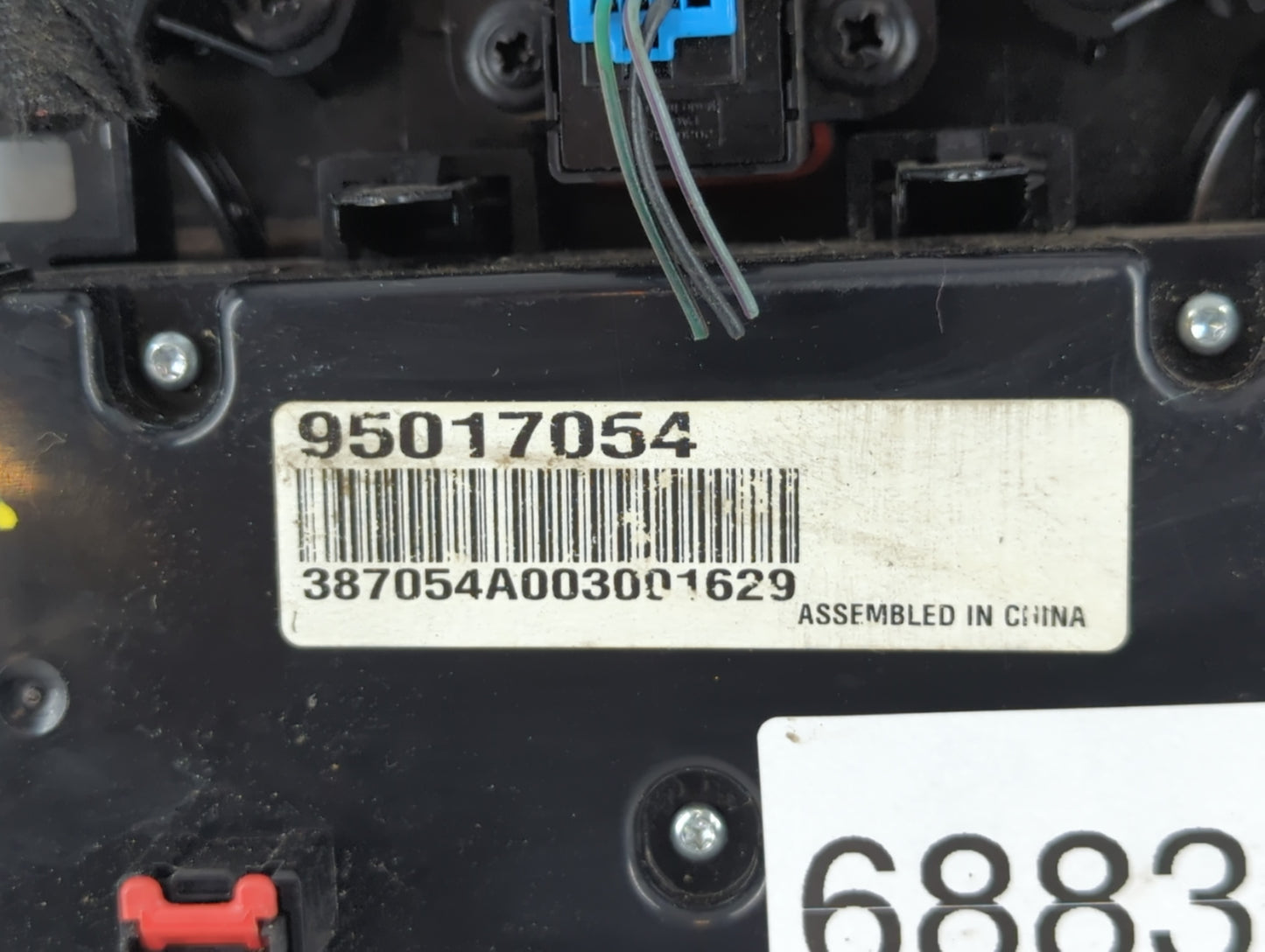 2011-2012 Chevrolet Cruze Climate Control Module Temperature AC/Heater Replacement P/N:95017054 Fits Fits 2011 2012 OEM Used