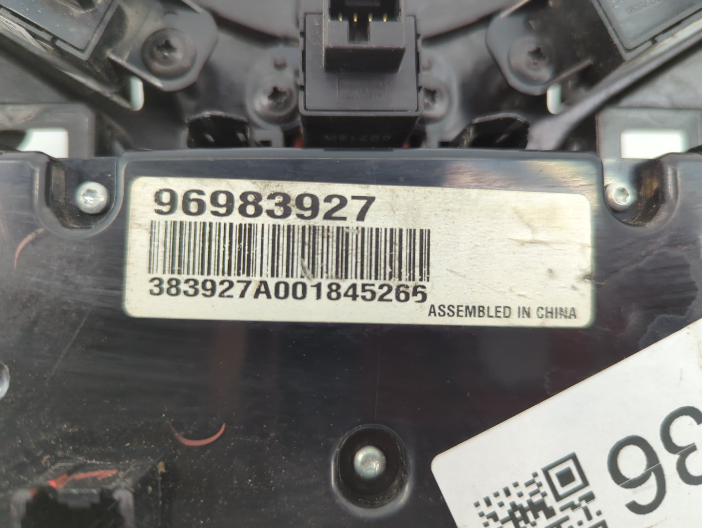 2011-2012 Chevrolet Cruze Climate Control Module Temperature AC/Heater Replacement P/N:96983927 Fits Fits 2011 2012 OEM Used