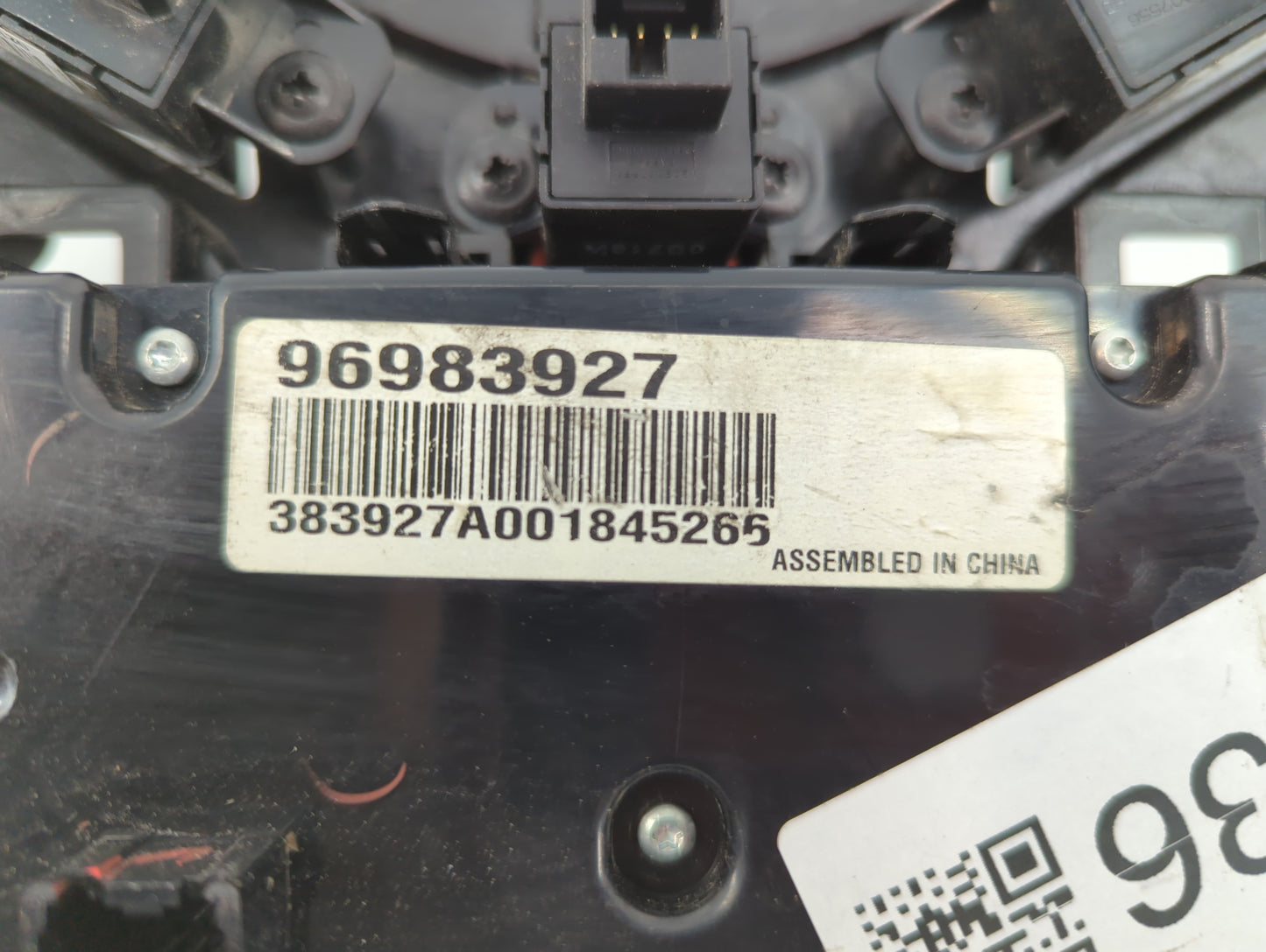 2011-2012 Chevrolet Cruze Climate Control Module Temperature AC/Heater Replacement P/N:96983927 Fits Fits 2011 2012 OEM Used