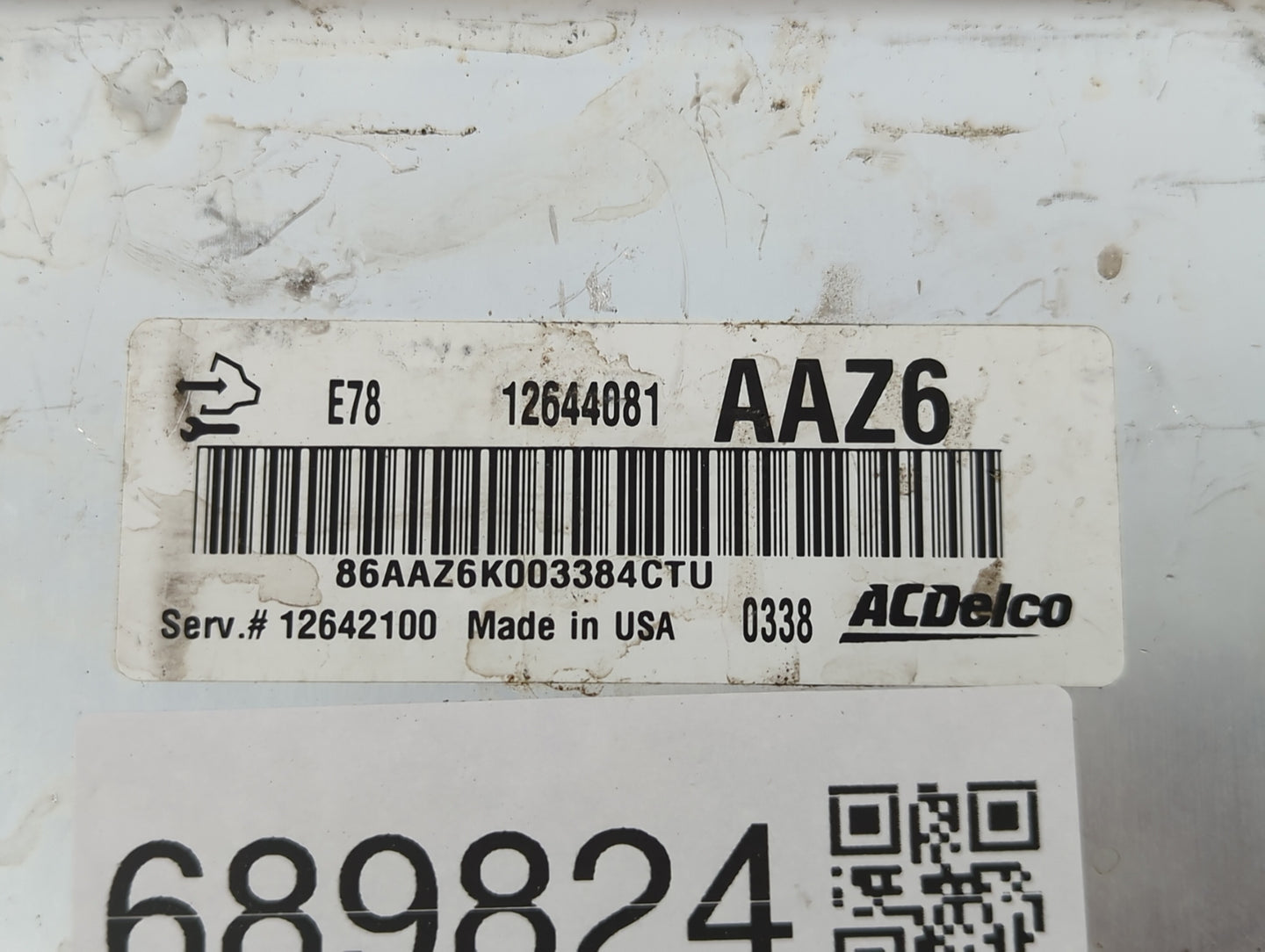 2011 Chevrolet Cruze PCM Engine Control Computer ECU ECM PCU OEM P/N:12644081 12642100 Fits OEM Used Auto Parts - Oemusedaut