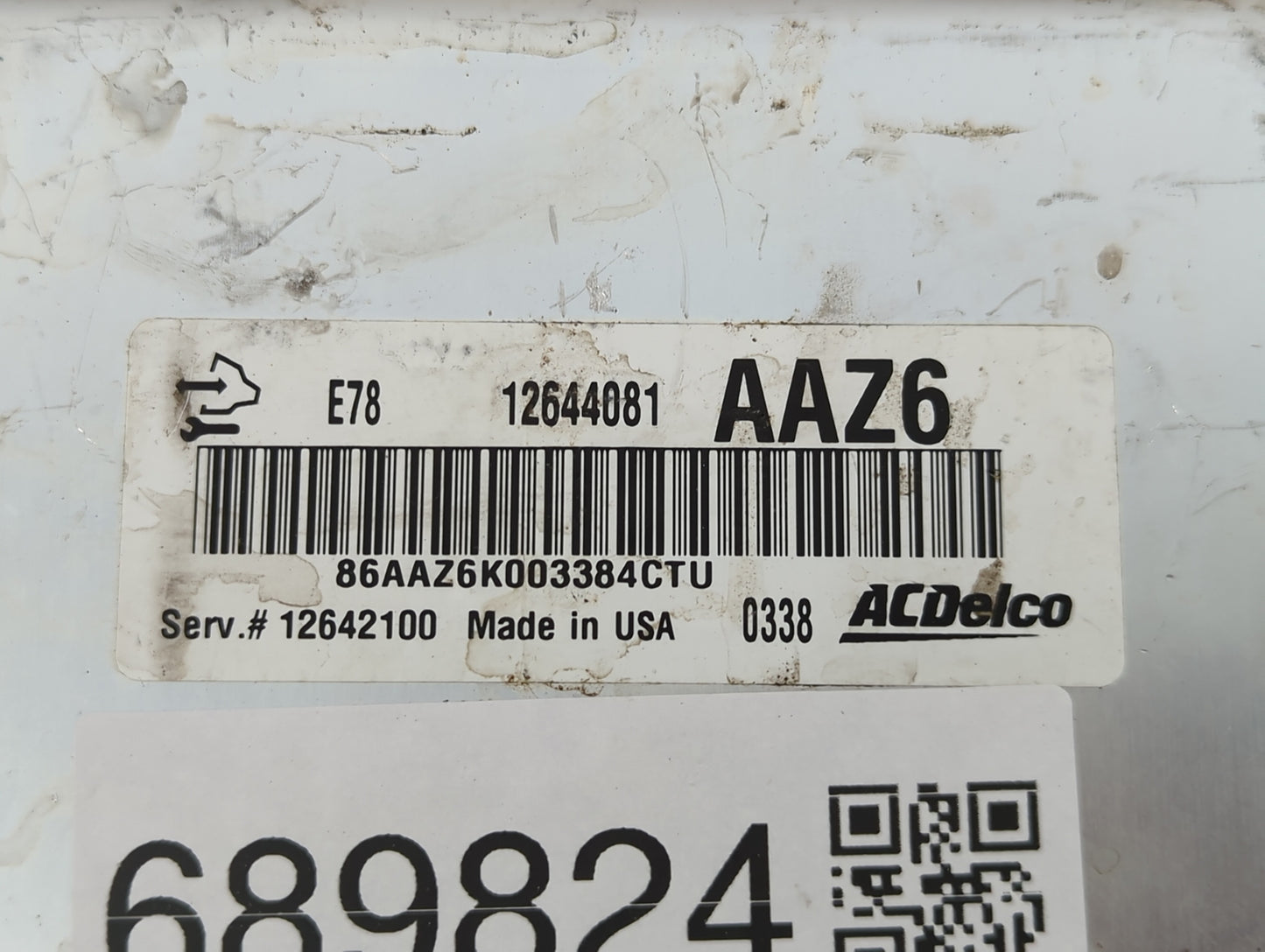 2011 Chevrolet Cruze PCM Engine Control Computer ECU ECM PCU OEM P/N:12644081 12642100 Fits OEM Used Auto Parts - Oemusedaut