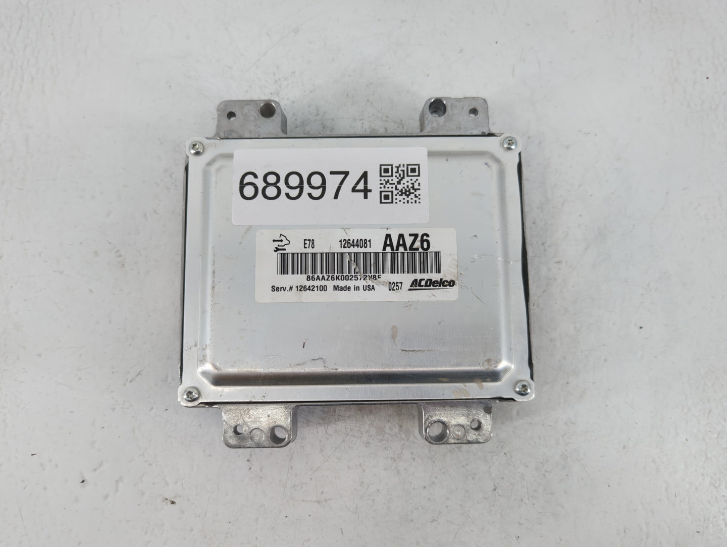 2011 Chevrolet Cruze PCM Engine Control Computer ECU ECM PCU OEM P/N:12642100 E78 12644081 Fits OEM Used Auto Parts - Oemuse