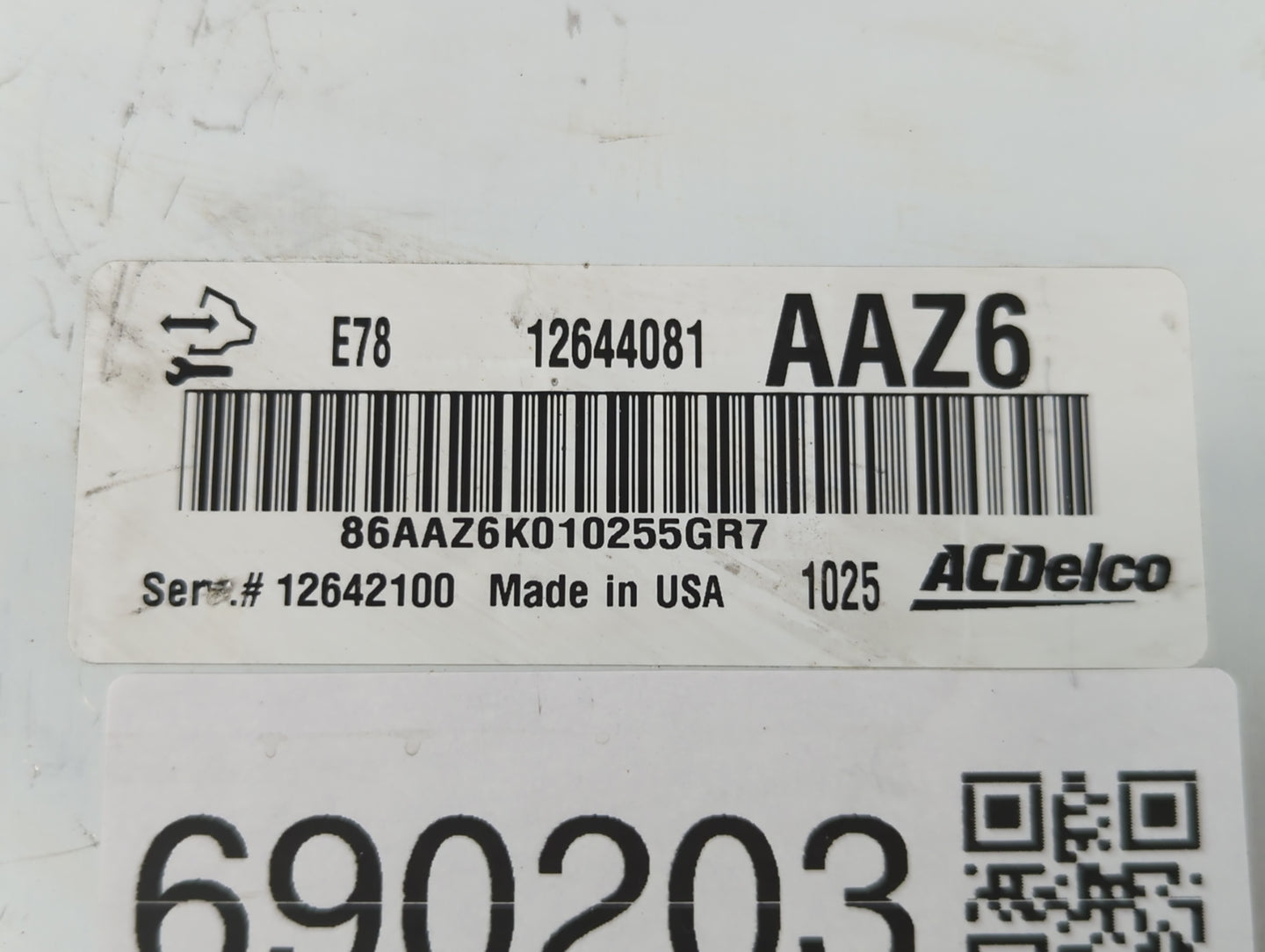 2011 Chevrolet Cruze PCM Engine Control Computer ECU ECM PCU OEM P/N:12642100 E78 12644081 Fits OEM Used Auto Parts - Oemuse