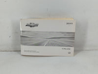 2011 Chevrolet Cruze Owners Manual Book Guide P/N:20883227 A OEM Used Auto Parts - Oemusedautoparts1.com