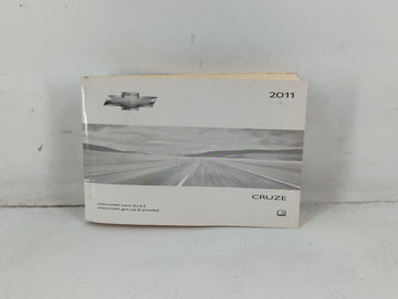 2011 Chevrolet Cruze Owners Manual Book Guide P/N:20883227 A OEM Used Auto Parts - Oemusedautoparts1.com