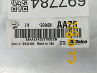 2011 Chevrolet Cruze PCM Engine Control Computer ECU ECM PCU OEM P/N:12642100 E78 12644081 Fits OEM Used Auto Parts - Oemuse
