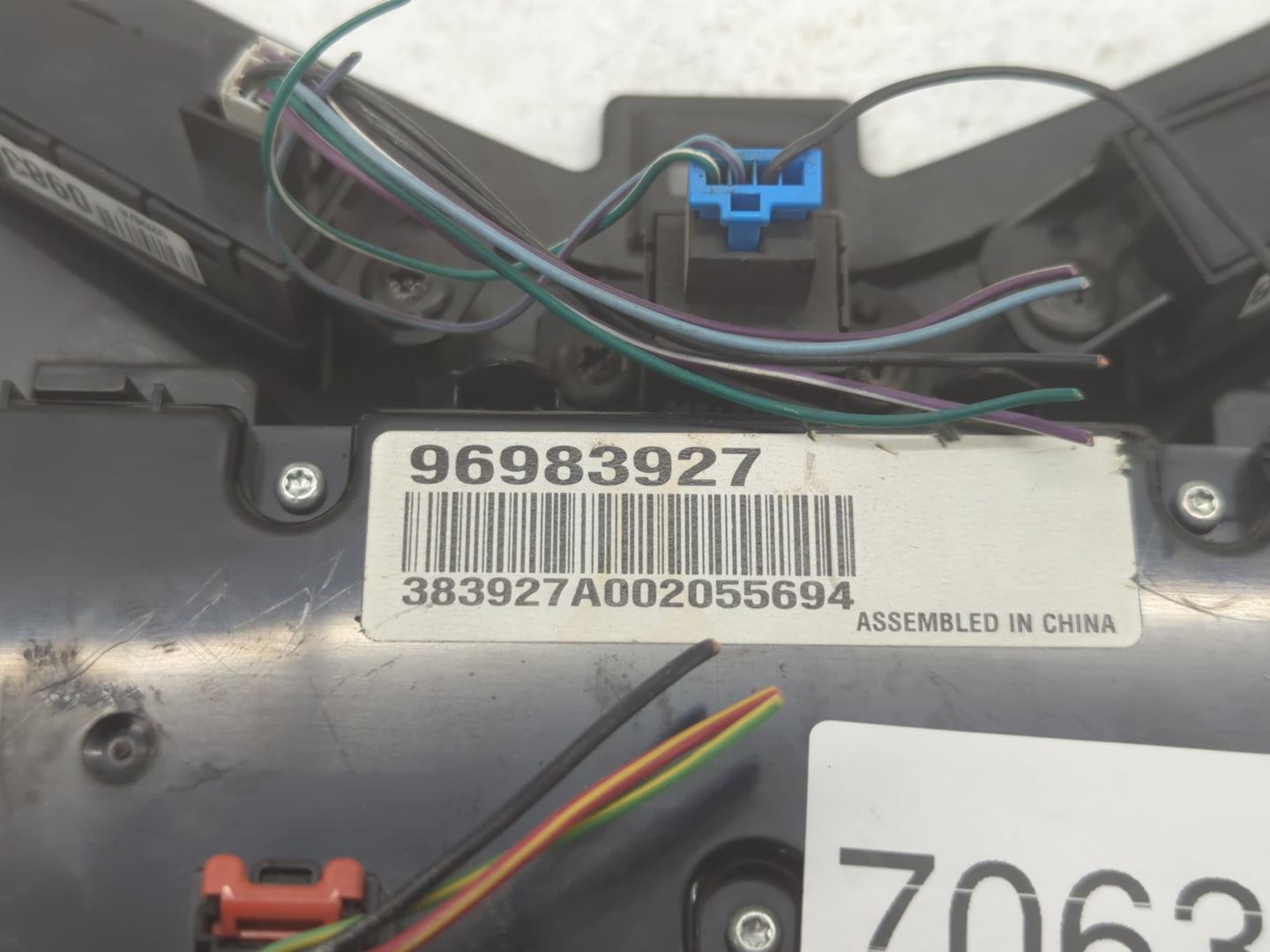 2011-2012 Chevrolet Cruze Climate Control Module Temperature AC/Heater Replacement P/N:96983927 Fits Fits 2011 2012 OEM Used