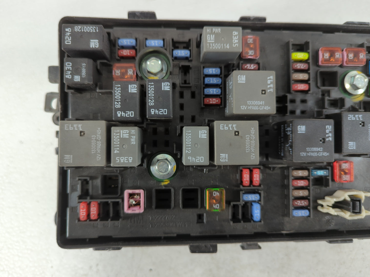 2011-2012 Chevrolet Cruze Fusebox Fuse Box Panel Relay Module P/N:9682033-06 Fits Fits 2011 2012 2013 2014 OEM Used Auto Par