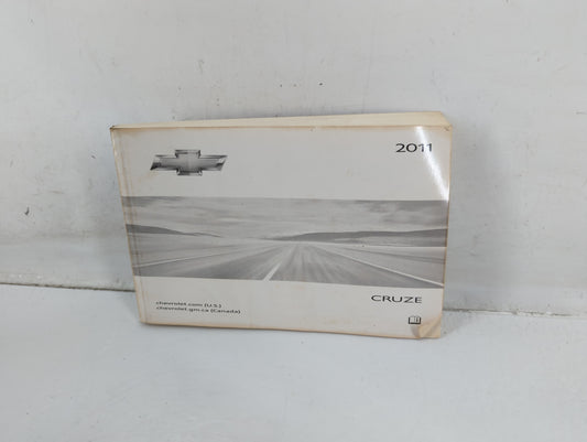 2011 Chevrolet Cruze Owners Manual Book Guide P/N:20883227 B OEM Used Auto Parts - Oemusedautoparts1.com