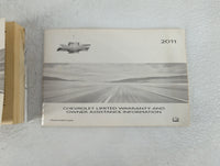 2011 Chevrolet Cruze Owners Manual Book Guide P/N:20883227 A OEM Used Auto Parts - Oemusedautoparts1.com