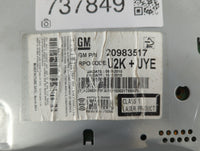 2011-2012 Chevrolet Cruze Radio AM FM Cd Player Receiver Replacement P/N:20983517 Fits Fits 2010 2011 2012 OEM Used Auto Par
