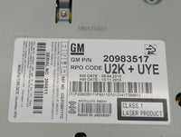 2011-2012 Chevrolet Cruze Radio AM FM Cd Player Receiver Replacement P/N:20983517 Fits Fits 2010 2011 2012 OEM Used Auto Par
