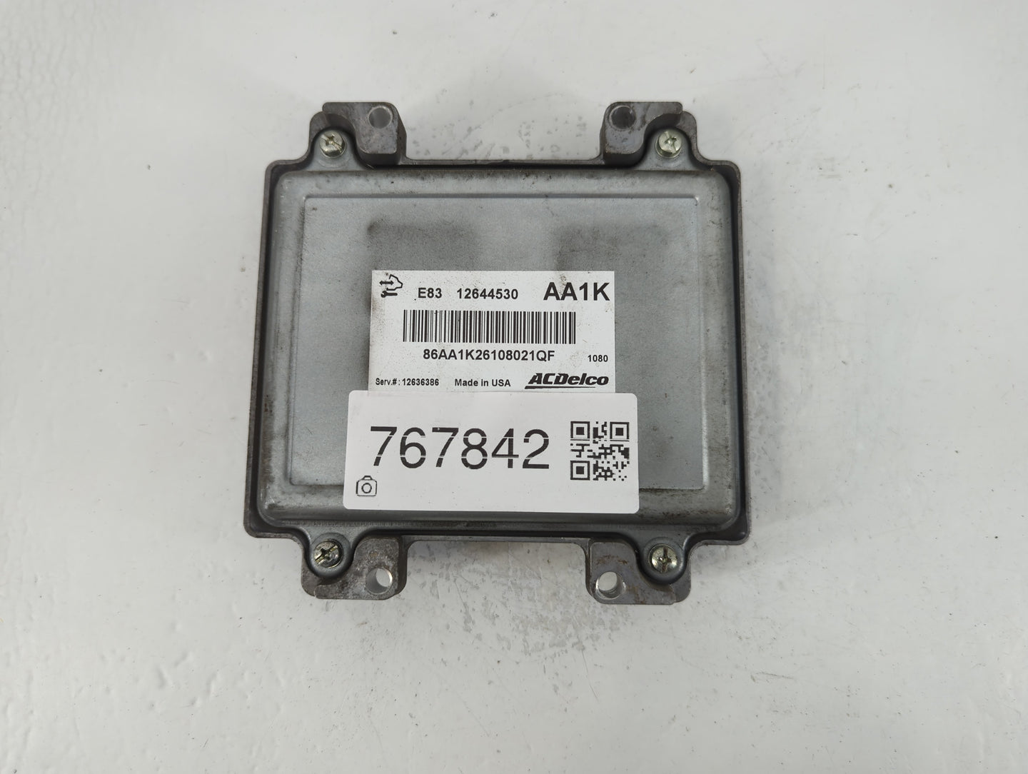 2011-2012 Chevrolet Cruze PCM Engine Control Computer ECU ECM PCU OEM P/N:1263686 12644530 Fits Fits 2009 2010 2011 2012 201