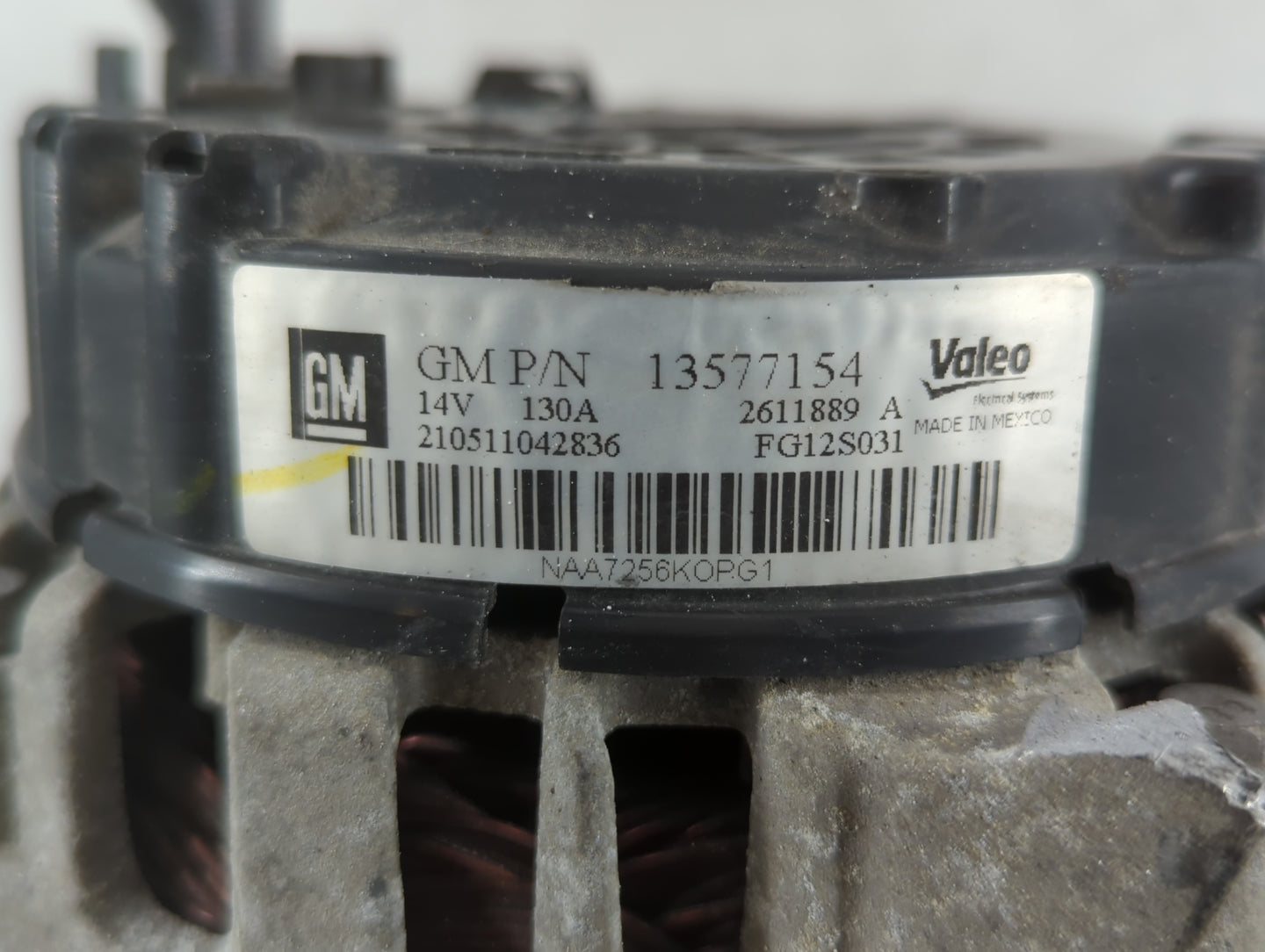2011 Chevrolet Cruze Alternator Replacement Generator Charging Assembly Engine OEM P/N:2611889 13577154 Fits OEM Used Auto P